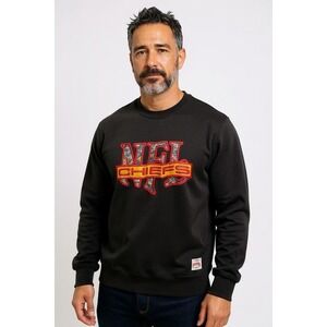 Vintage Kansas City Chiefs Nutmeg Mills Paisley Crewneck Sweatshirt XL USA‎ Made